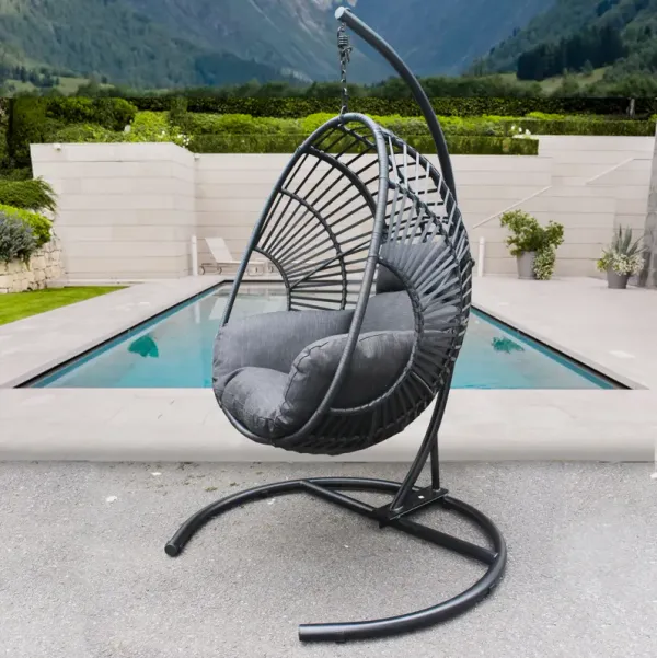 Streamdale High Quality Outdoor Indoor PE Wicker Swing Egg Chair