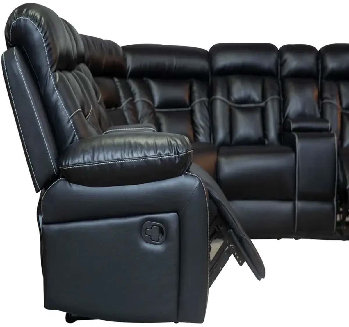 Sectional Sofa with Manual Reclining