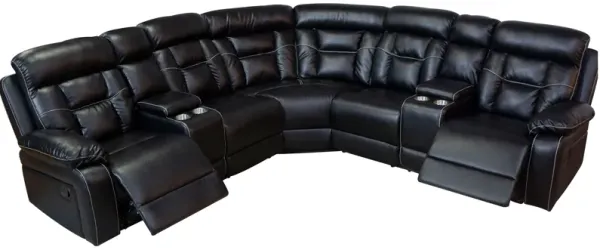 Sectional Sofa with Manual Reclining