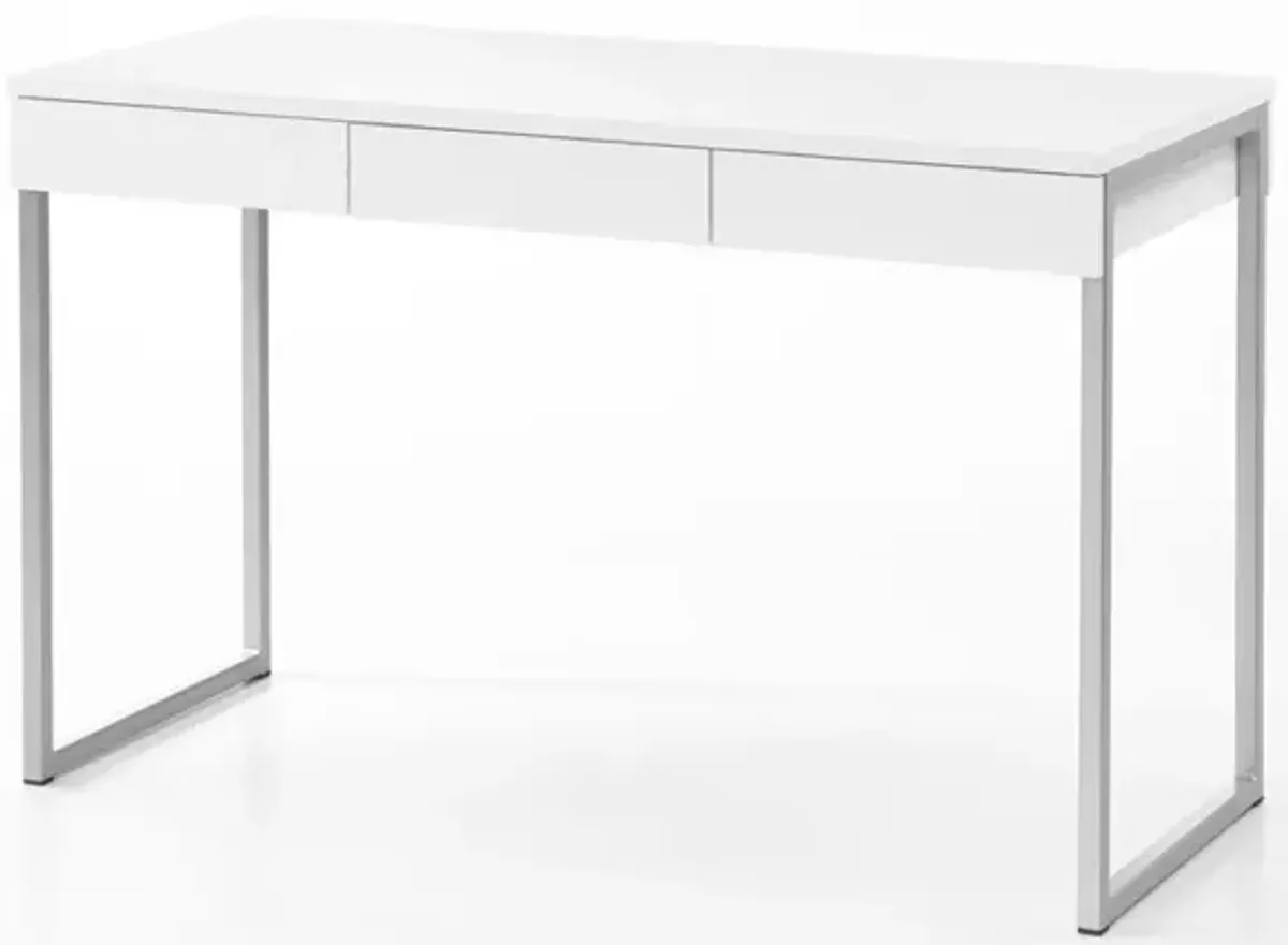 Tvilum Worth 3 Drawer Desk, White