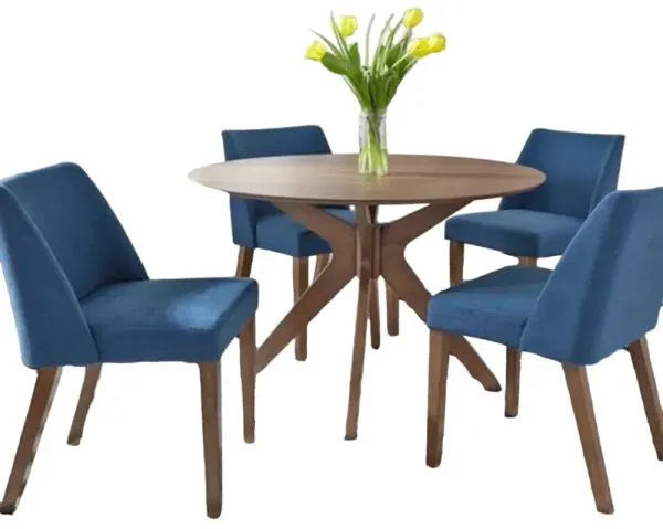 Liberty Furniture 5 Piece Pedestal Table Set
