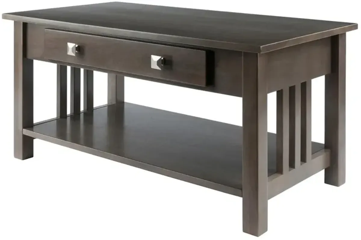 Stafford Coffee Table, Oyster Gray