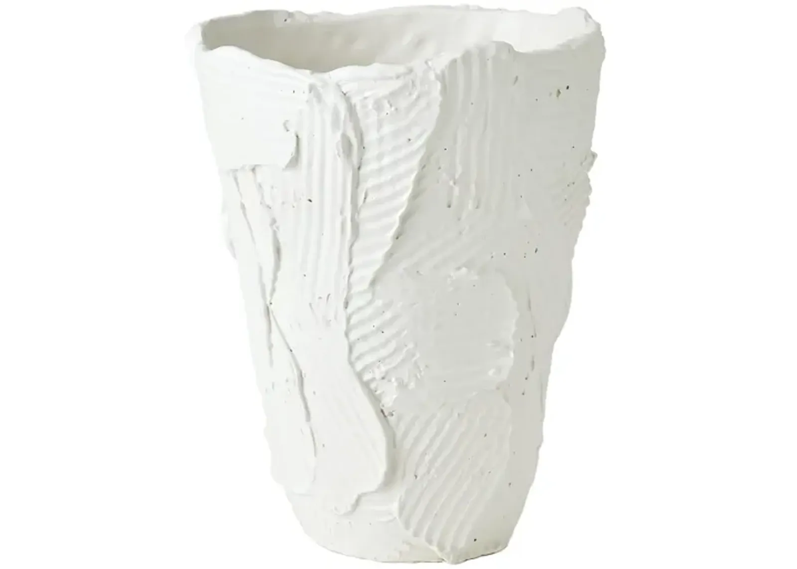 Chip Vase-White