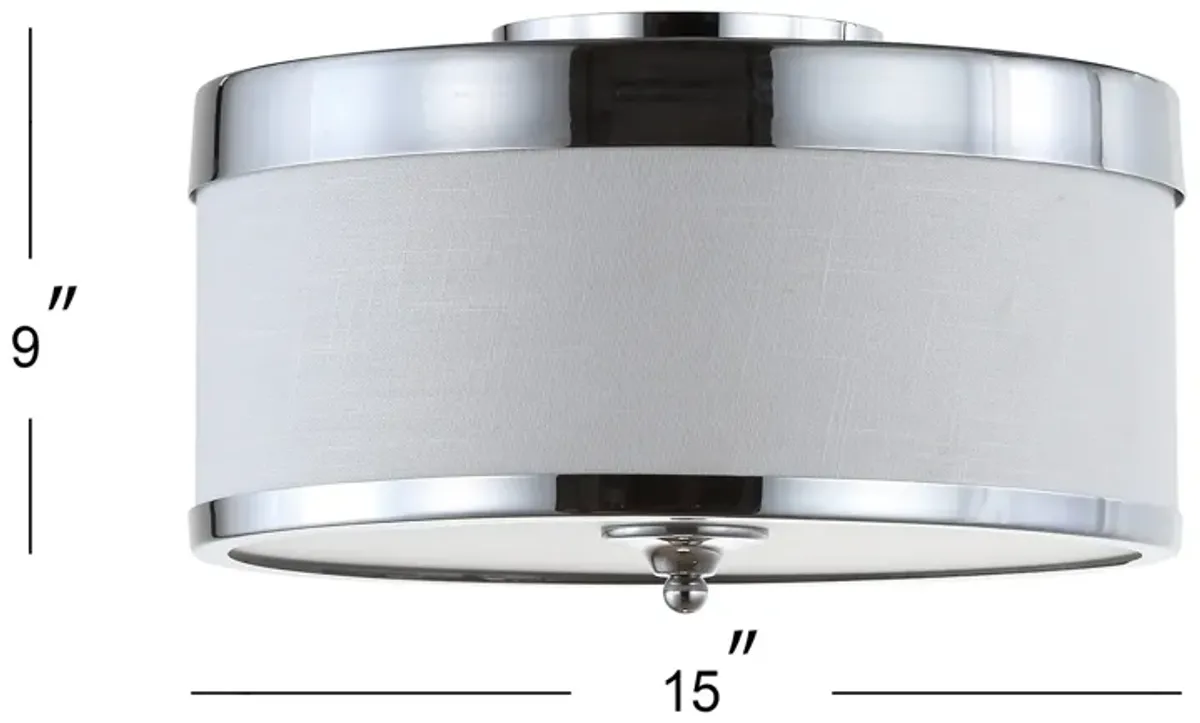 David Metal LED Flush Mount