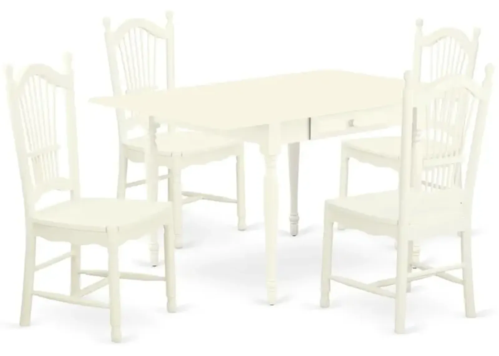 Dining Room Set Linen White