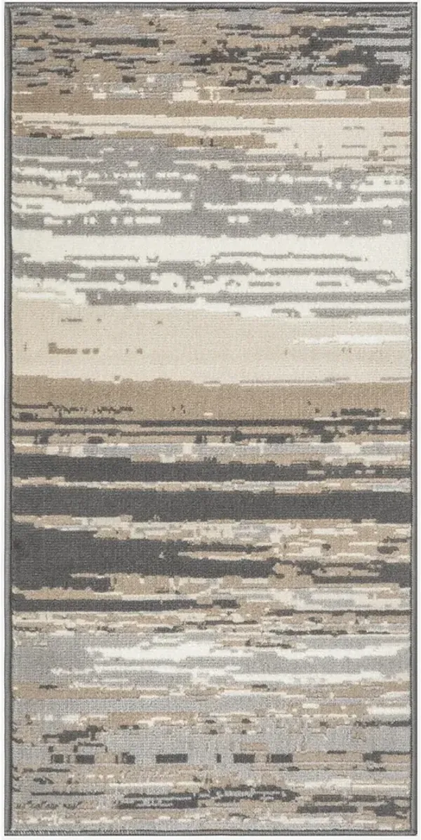 Jubilant JUB04 Green/Ivory 2'3" x 7'3" Rug