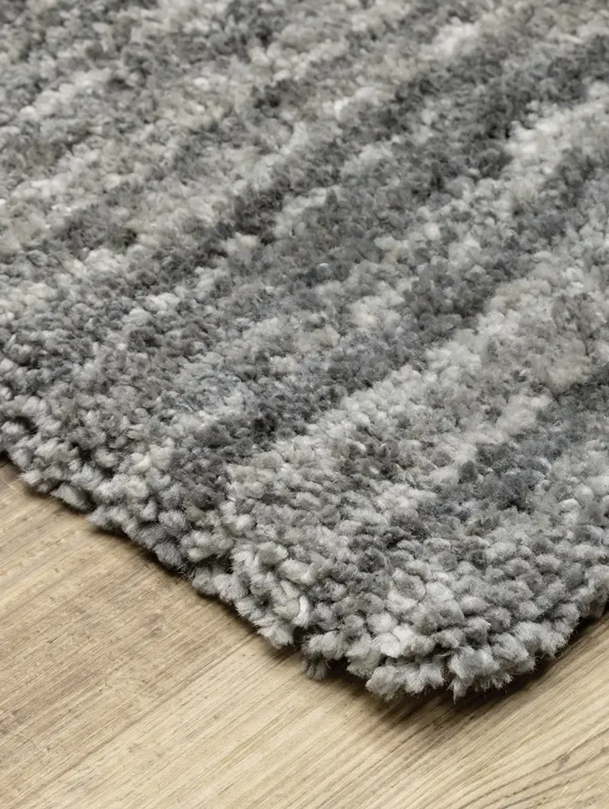 Aspen 2'3" x 7'6" Grey Rug