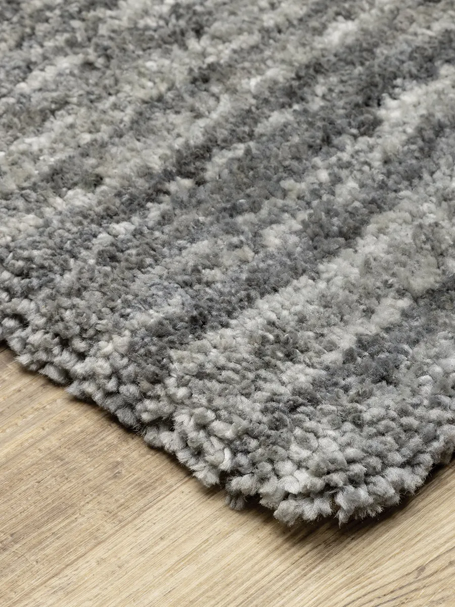 Aspen 2'3" x 7'6" Grey Rug