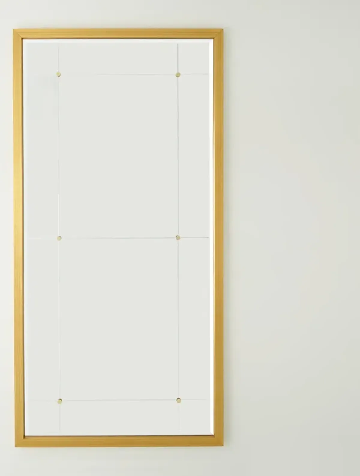 Beaumont Floor Mirror- Gold