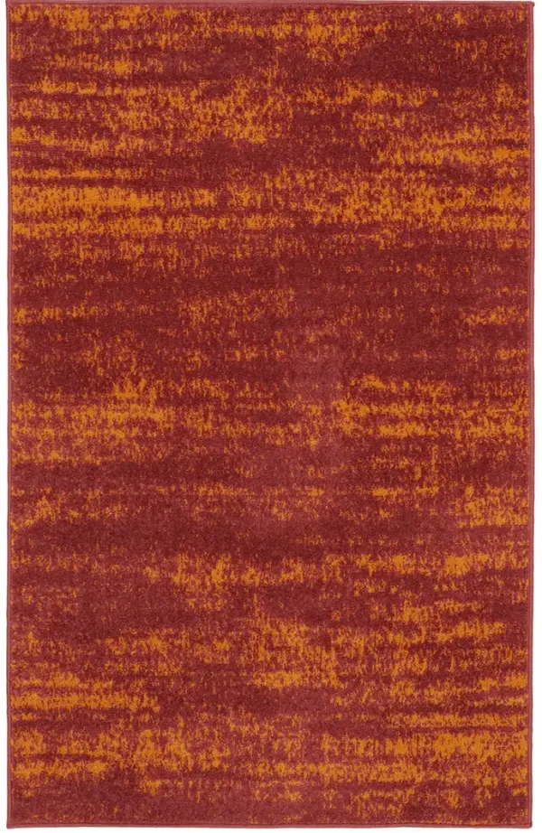 Nourison Essentials NRE03 Red 2'2" x 7'6" Rug