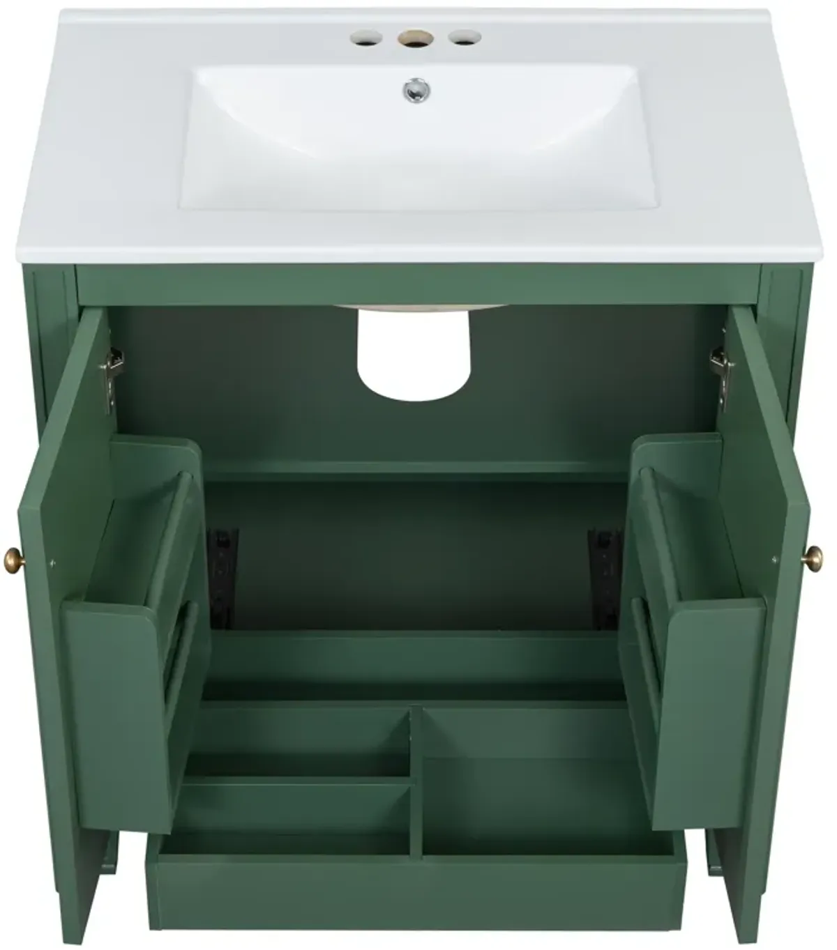 Merax Bathroom Vanity with Sink and 2 Doors