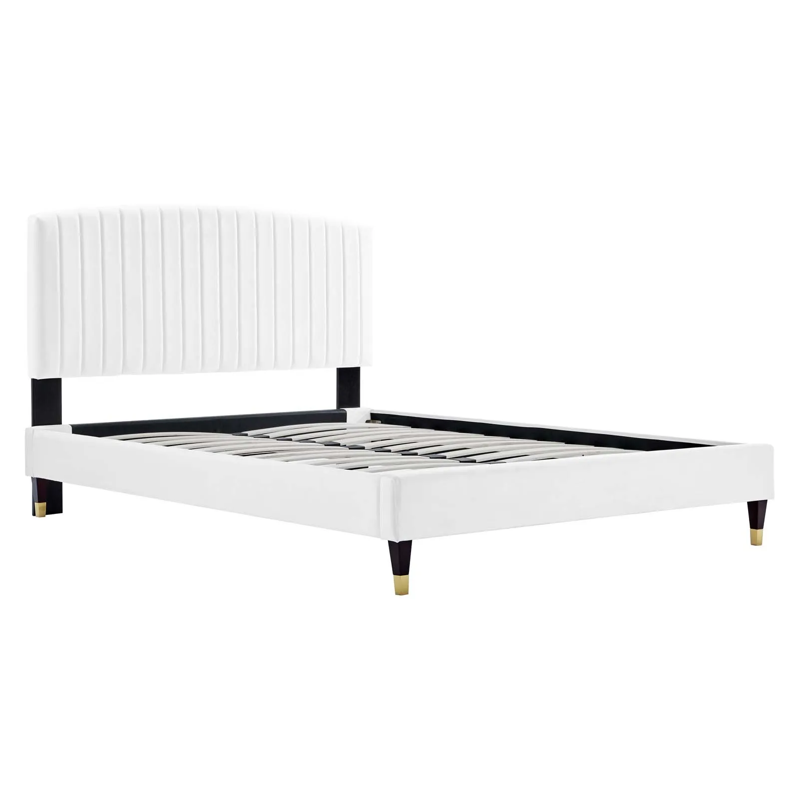 Modway - Alessi Performance Velvet Queen Platform Bed