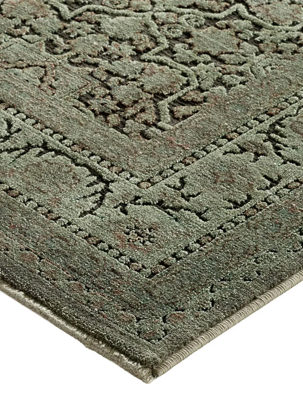 Vizcia VZ2 Green 2'6" x 7'8" Rug