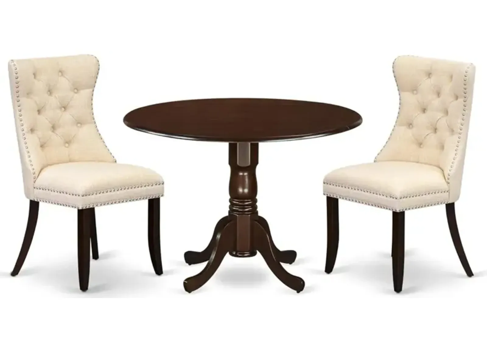 3 Piece Modern Dining Table Set