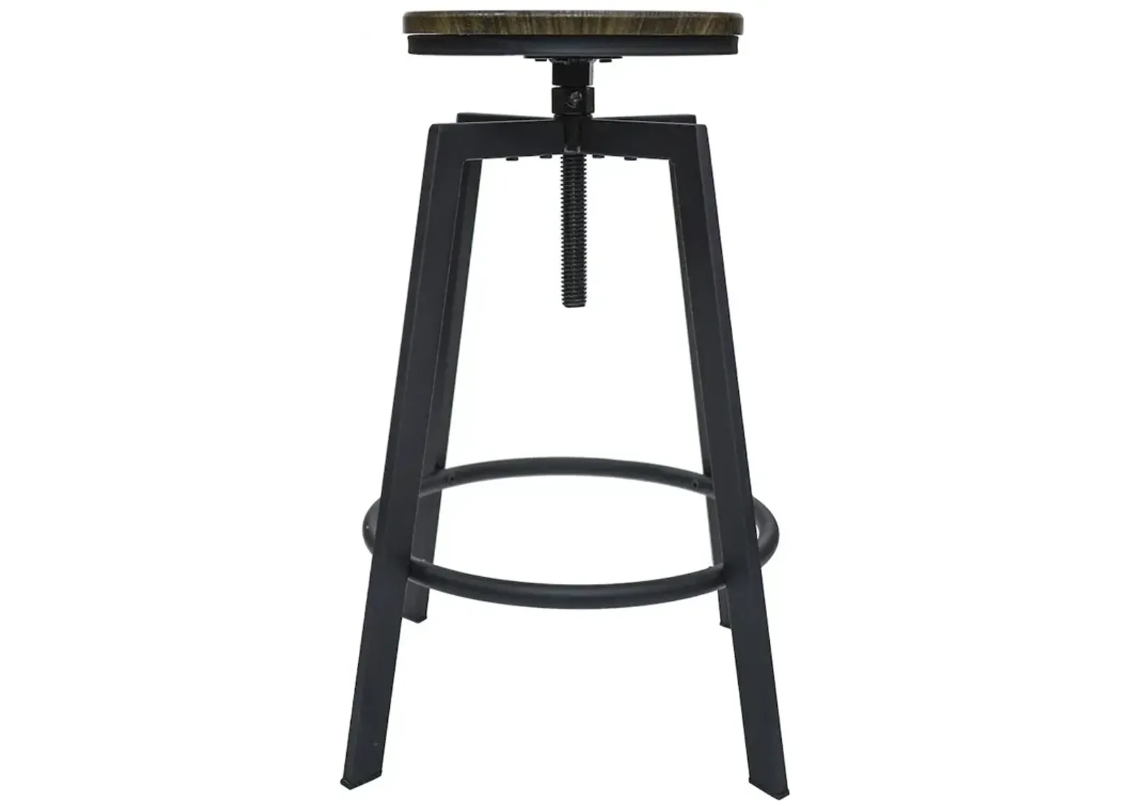 Commerical Seating Products Swivel Backless Bar Stool Chairs, Black