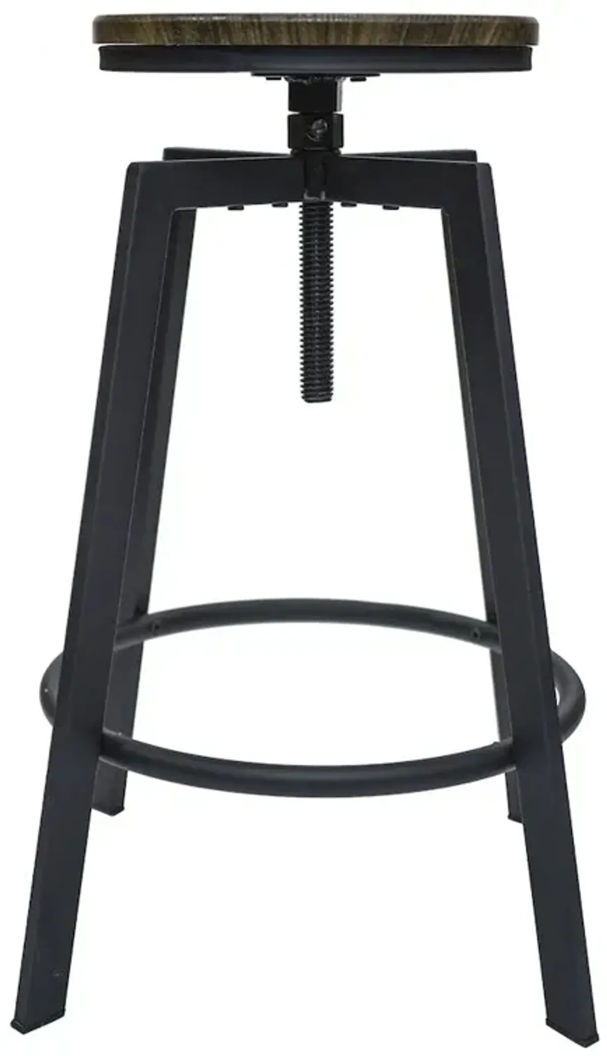 Commerical Seating Products Swivel Backless Bar Stool Chairs, Black