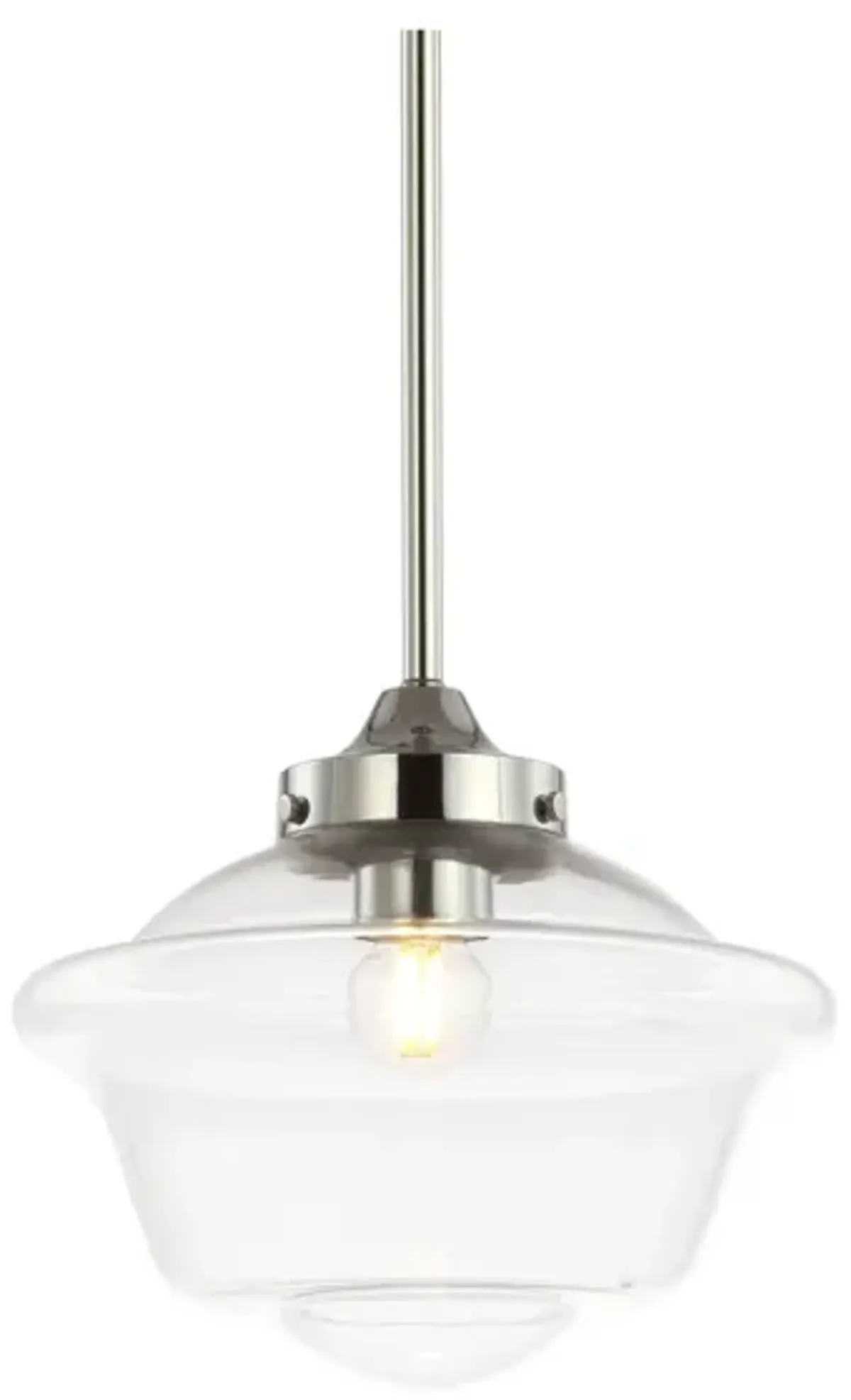 Kurtz Adjustable Drop Metal/Glass LED Pendant