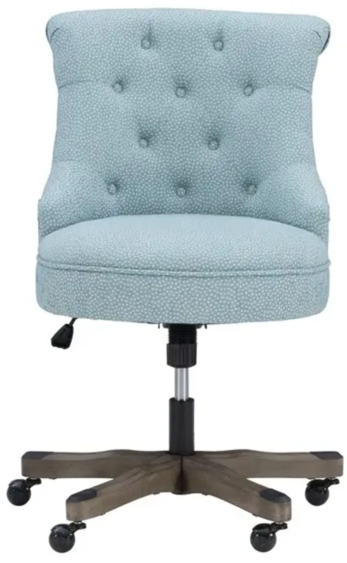 Linon Sinclair Office Chair, Light Blue