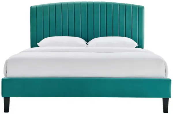 Modway - Alessi Performance Velvet Twin Platform Bed