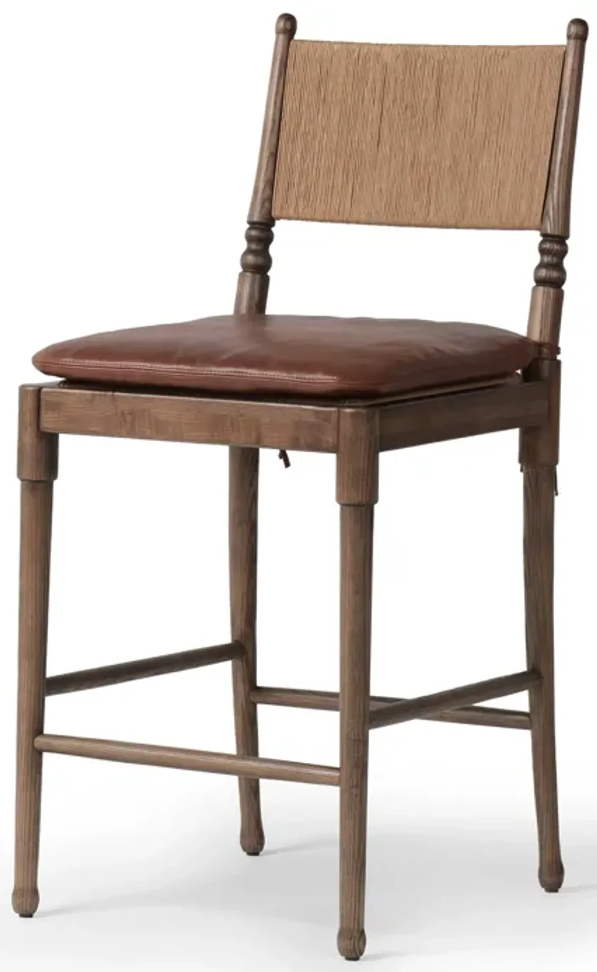 Fayth Dulane Mahogany Counter Stool