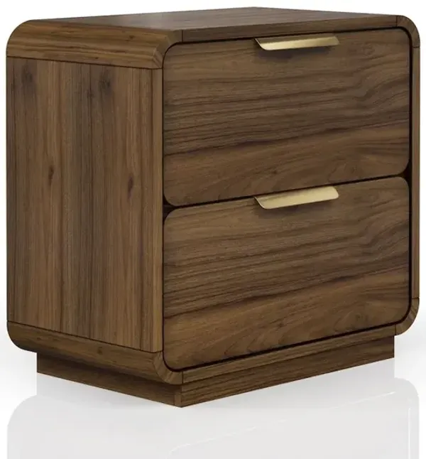Summerfield Nightstand w/ USB in Walnut Finish