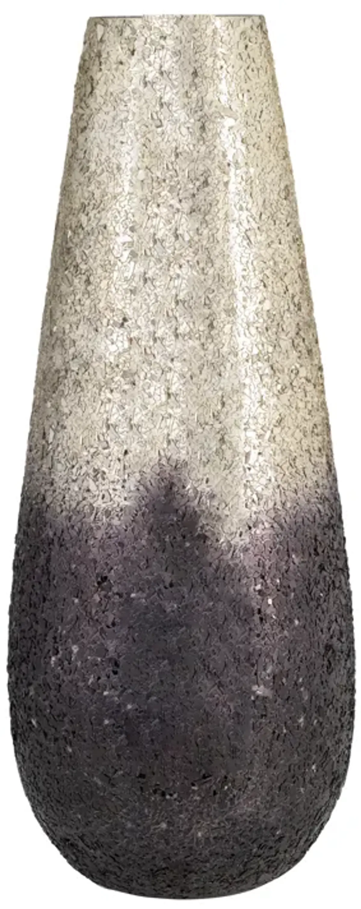 Glam Ombre Crackle Vase