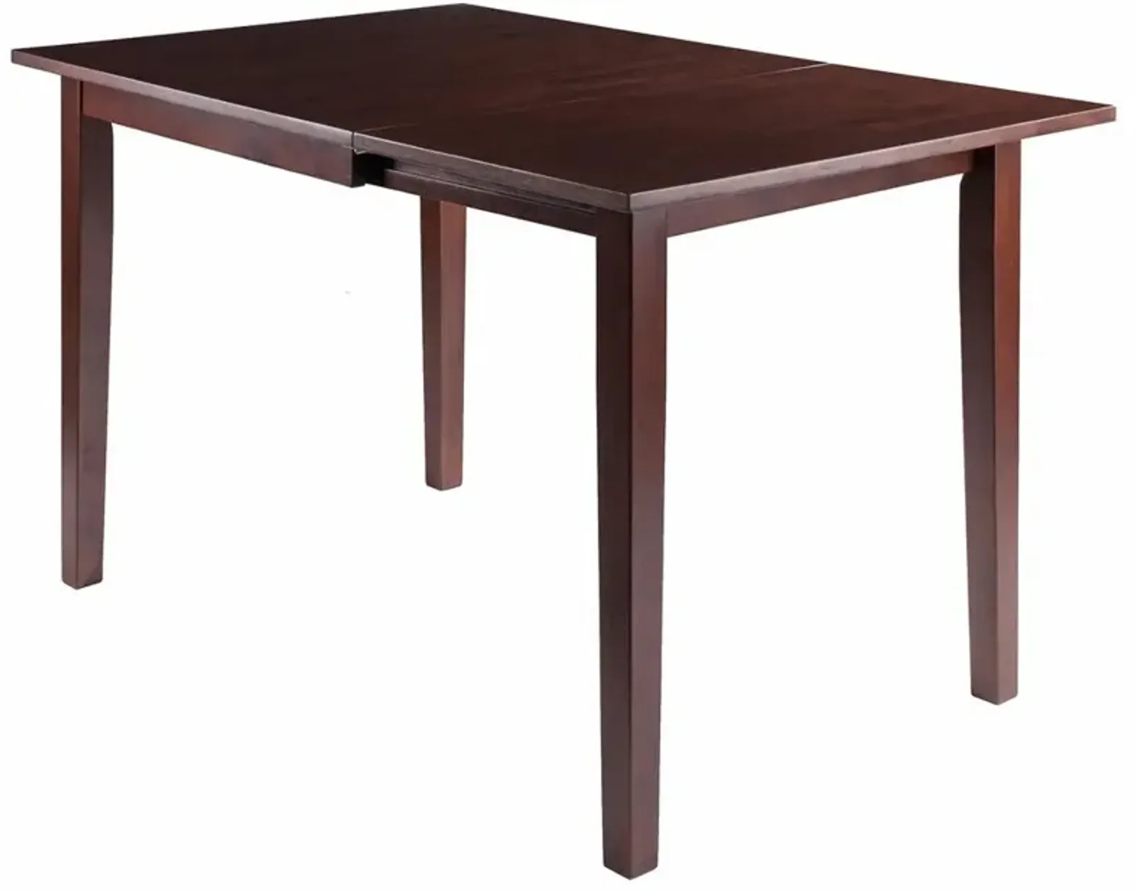 Perrone Drop Leaf Dining Table Walnut Finish