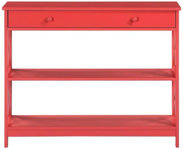 Convience Concept, Inc. Oxford 1 Drawer Console Table with Shelves