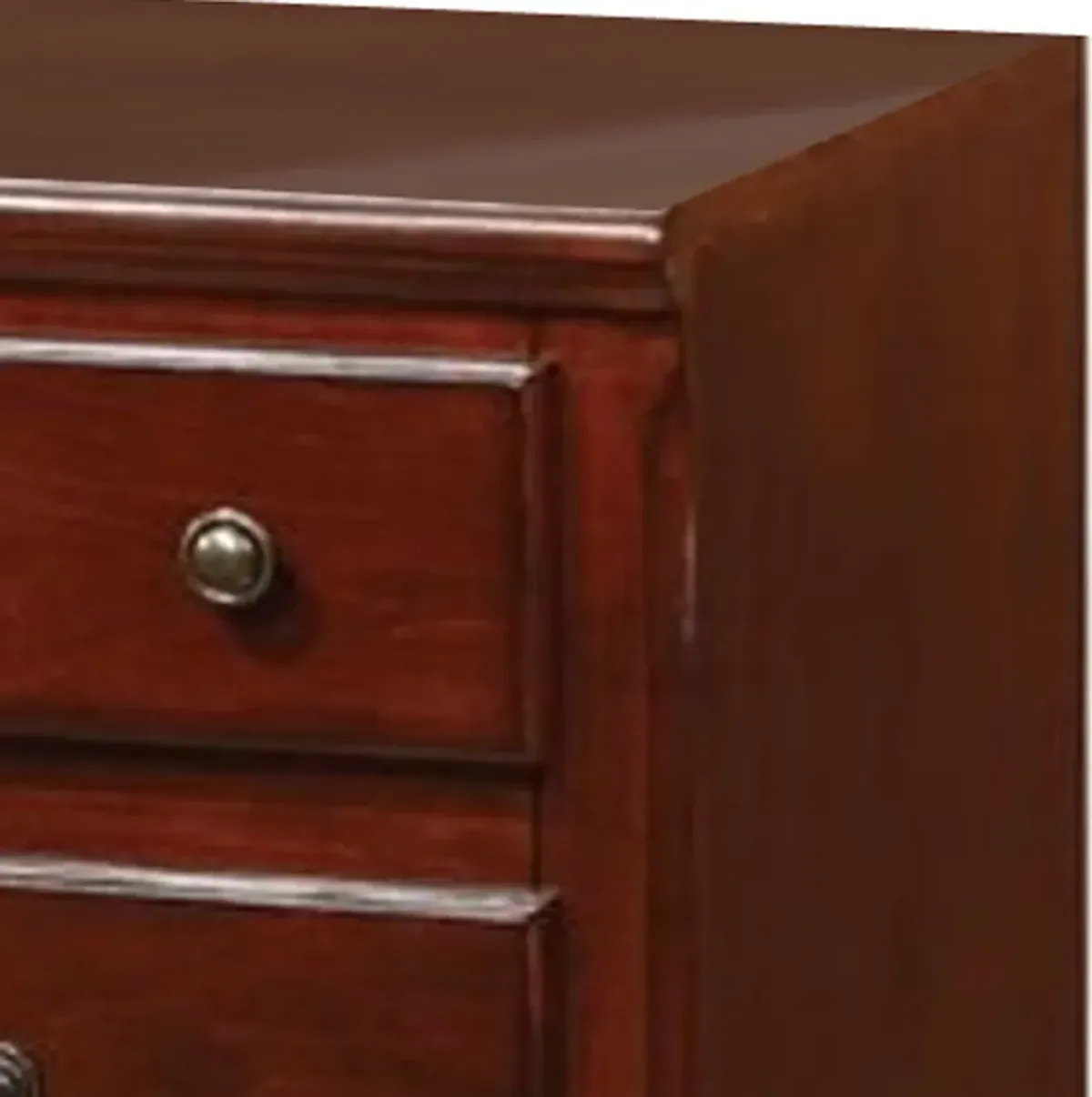 Trendy TV Stand, Cherry Brown-Benzara
