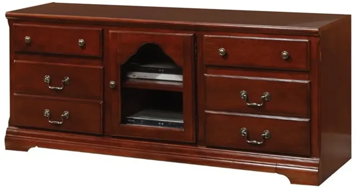 Trendy TV Stand, Cherry Brown-Benzara
