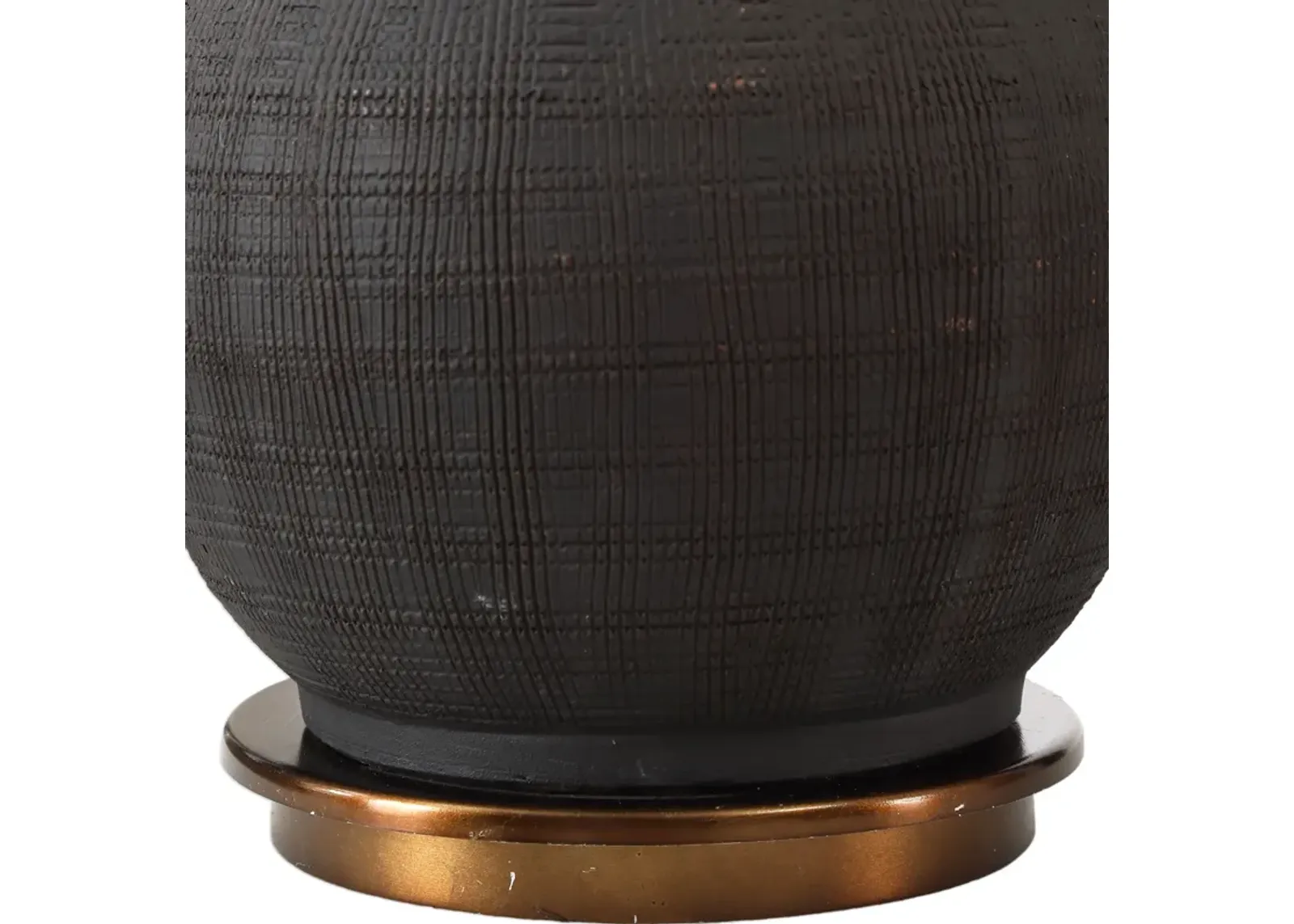 Uttermost Arnav Textured Black Lamp