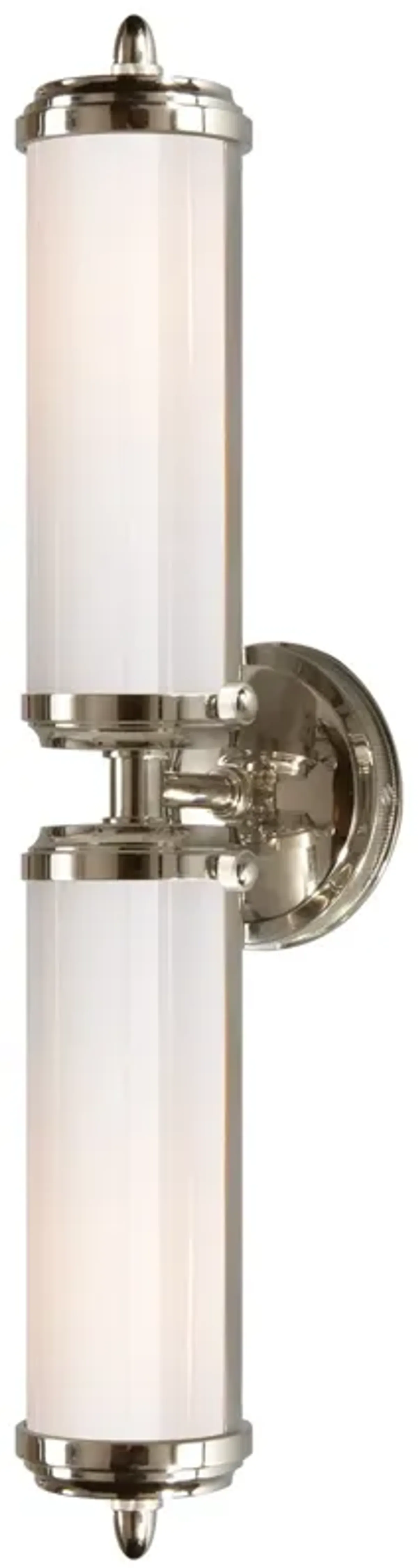 Merchant Double Bath Light in Polished Nickel