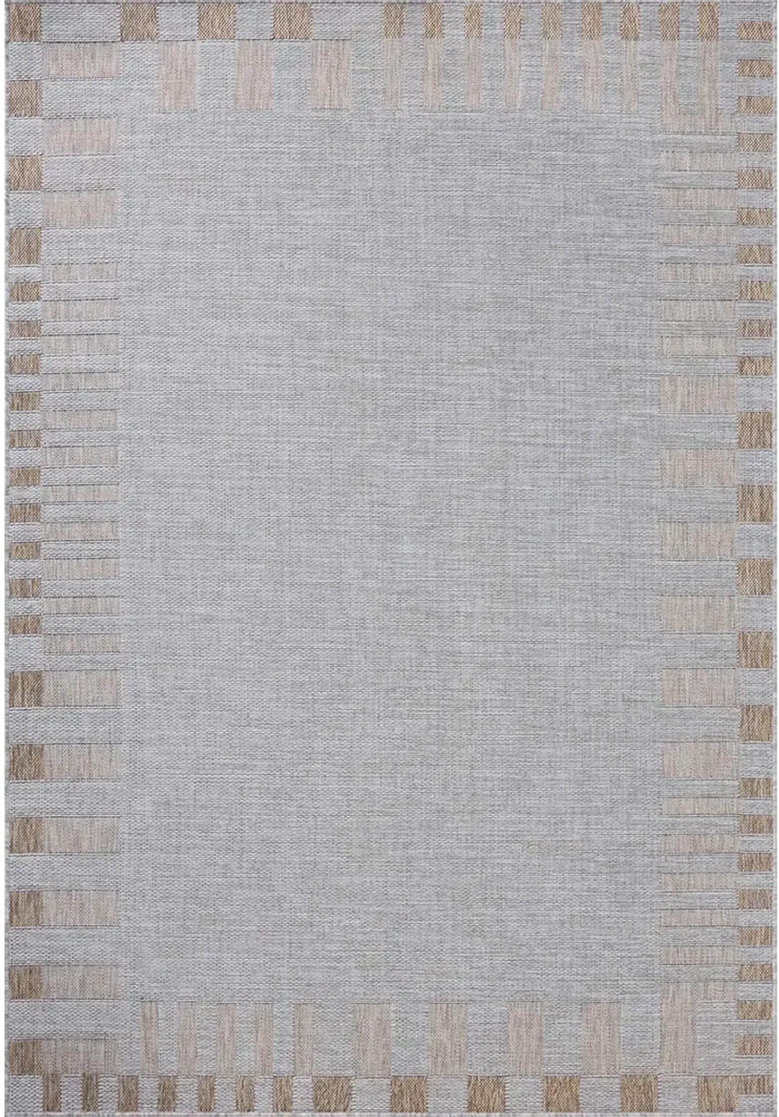 Topanga Silver/Natural 9'2" x 12'0" Area Rug by Amber Lewis x Loloi