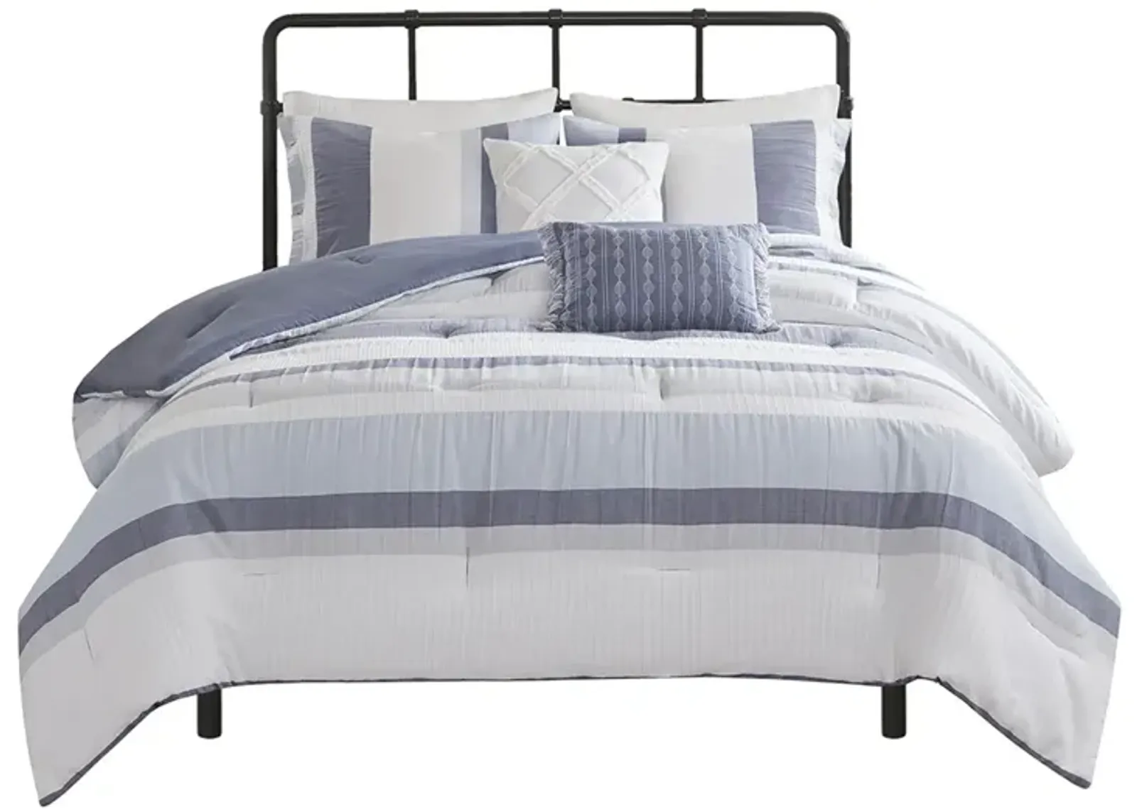 Gracie Mills Mcdaniel 5-Piece Jacquard Comforter Set