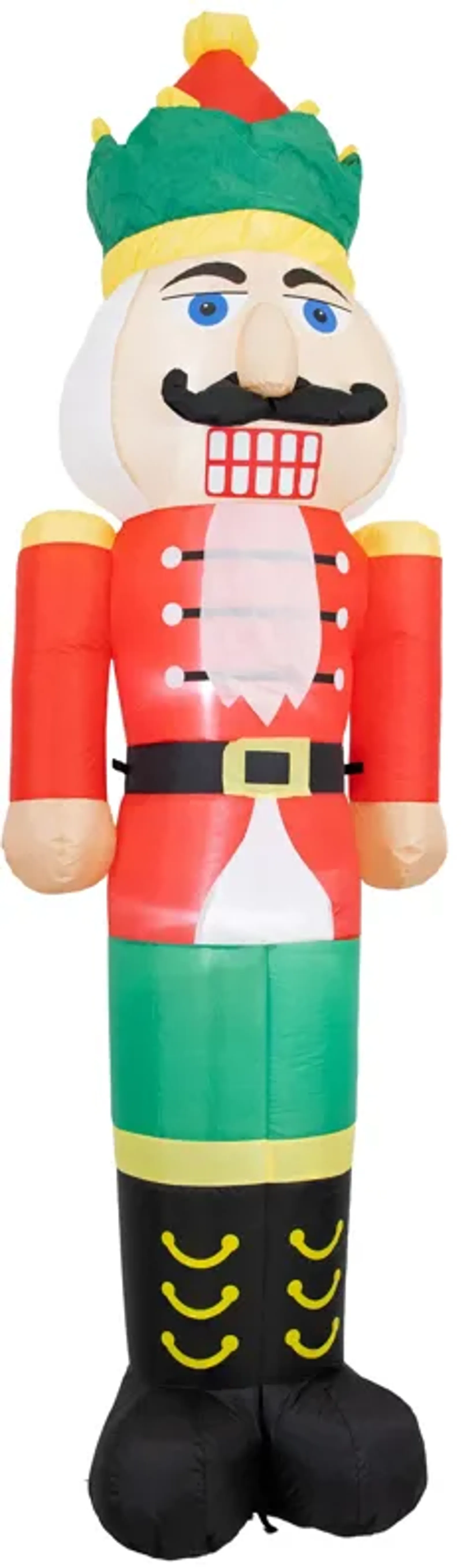 Sunnydaze 8 ft Nathaniel the Nutcracker Inflatable Christmas Decoration