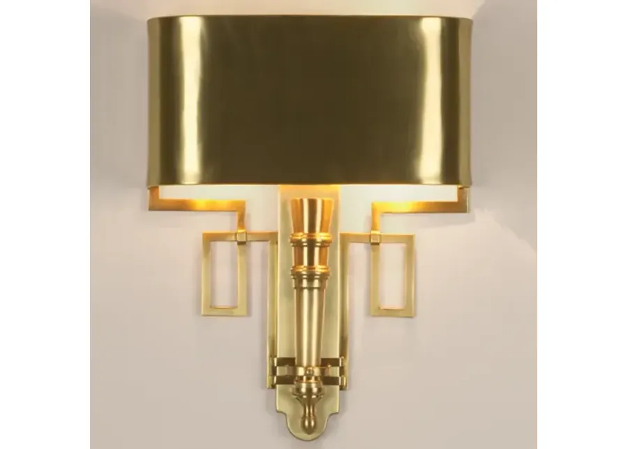 Torch Sconce Hardwire- Brass