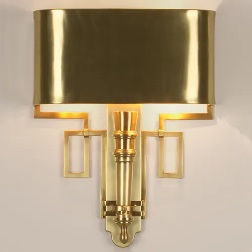 Torch Sconce Hardwire- Brass