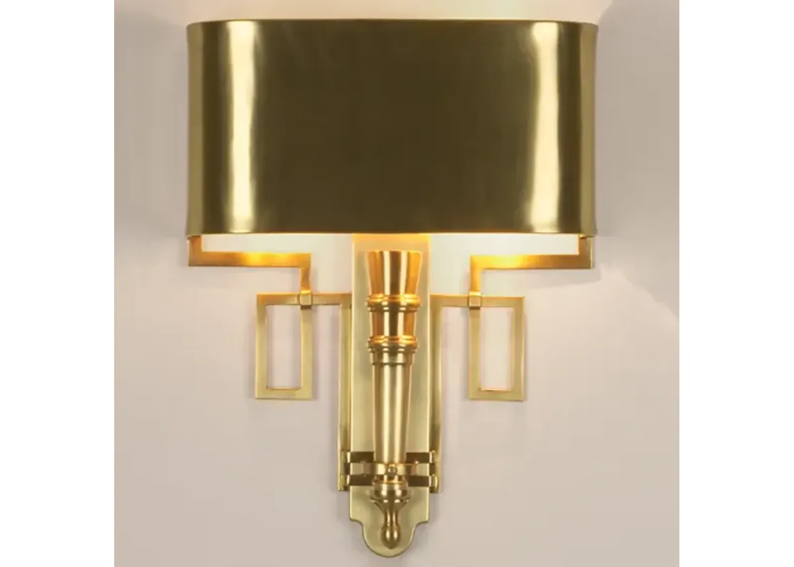 Torch Sconce Hardwire- Brass