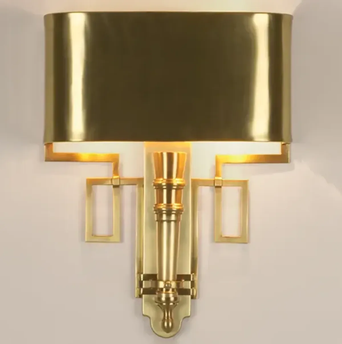 Torch Sconce Hardwire- Brass