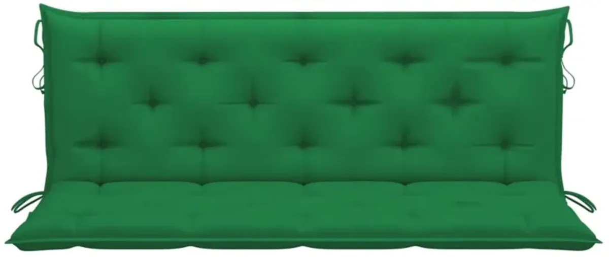 vidaXL Cushion for Swing Chair Green 59.1" Fabric