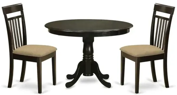 3 Pc Kitchen nook Dining set-Dining Table and 2 dinette Chairs