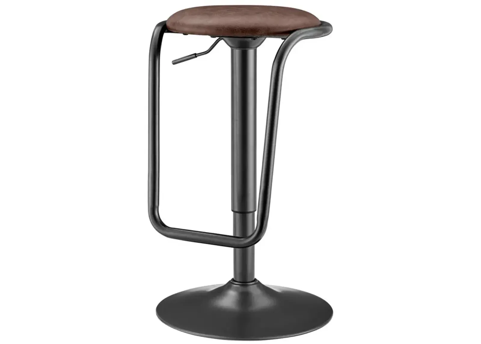 Elijah PU Gaslift Bar Stool, (Set of 2)