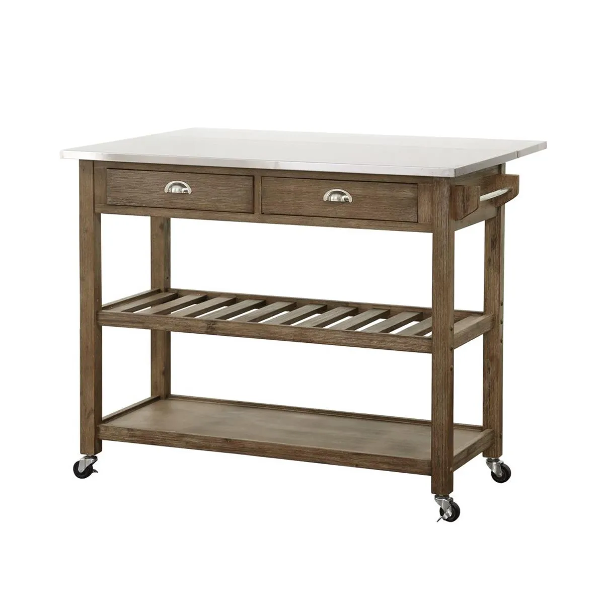 Boraam Sonoma Kitchen Cart with Drop Leaf