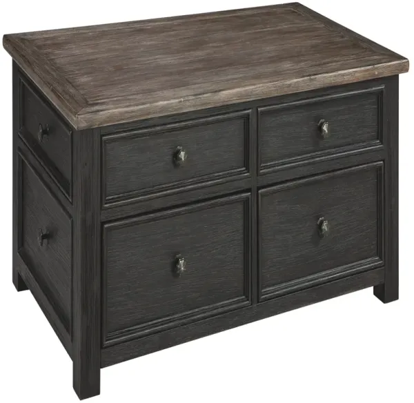 Wooden Lift Top Coffee Table with Drawers and Caster, Black and Brown-Benzara