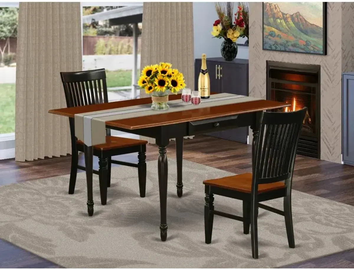 Dining Room Set Black & Cherry