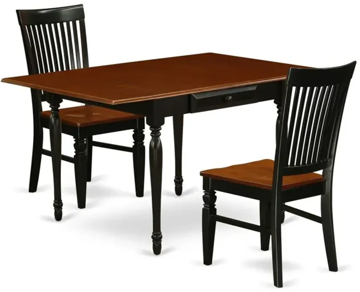 Dining Room Set Black & Cherry