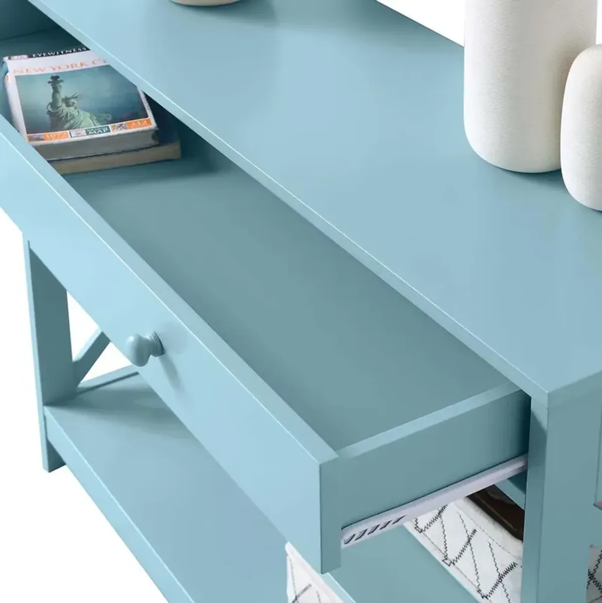 Convience Concept, Inc. Oxford 1 Drawer Console Table with Shelves