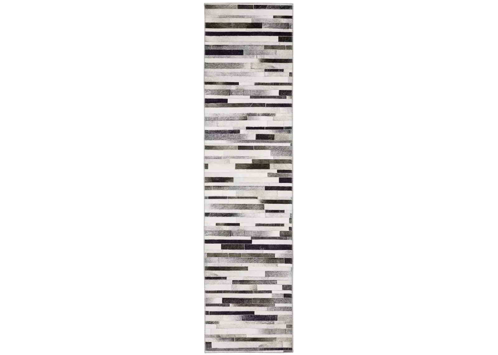 Myers Park 2' x 8' Grey Rug