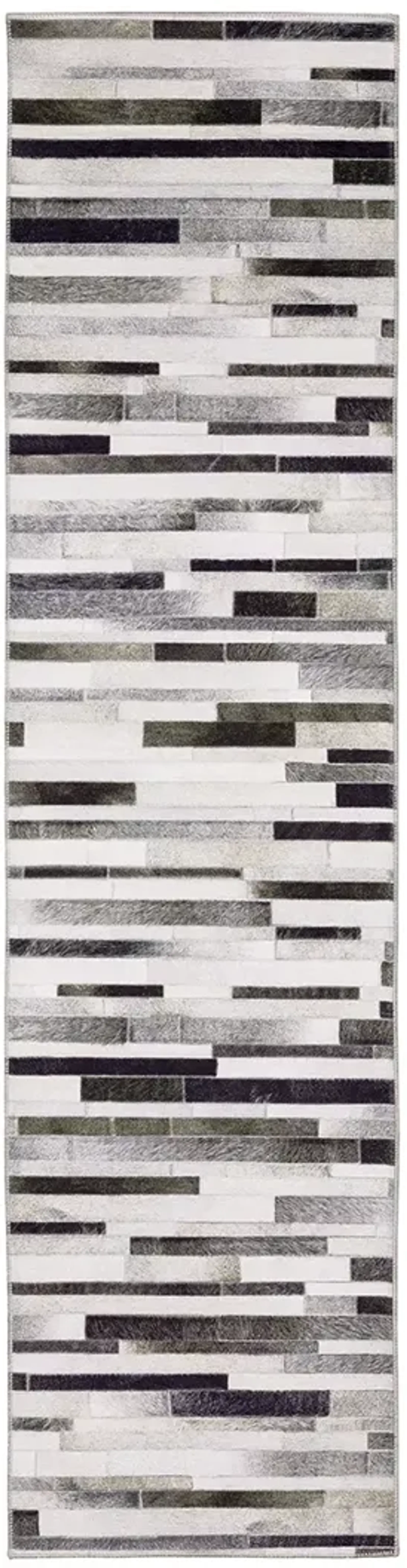 Myers Park 2' x 8' Grey Rug