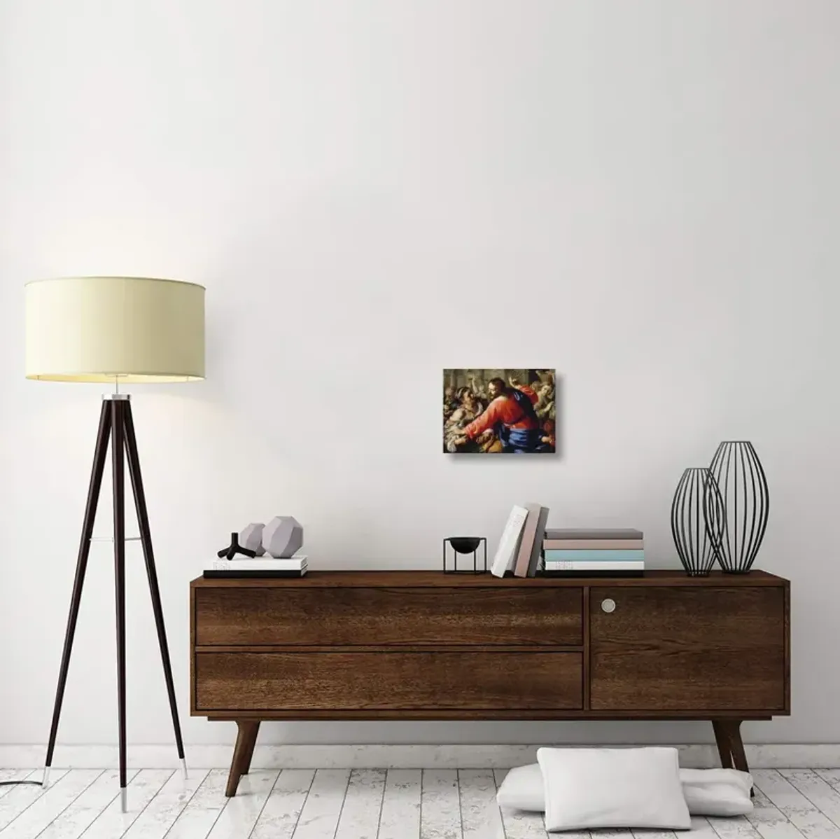 Christ Cleansing the Temple-Canvas Art-16x12